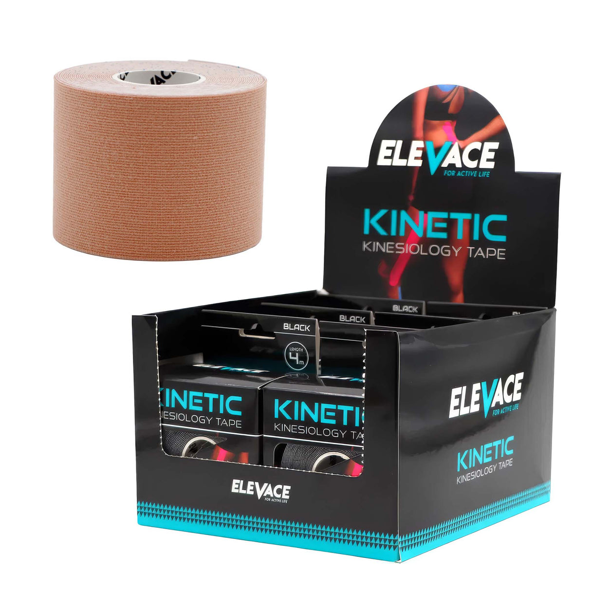 ELEVACE KINETIC DISPLAY KINESIOTEIPPI 6 KPL