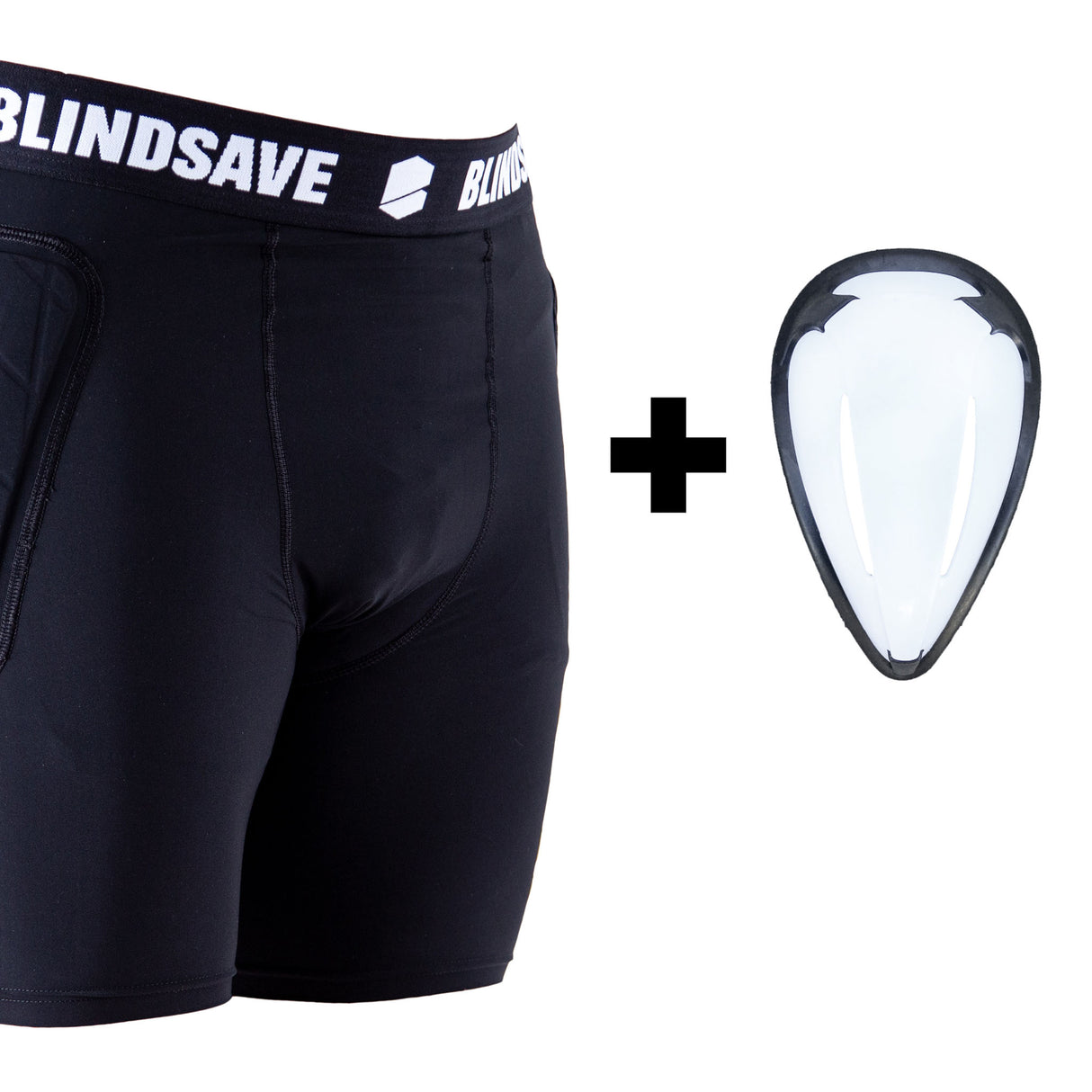 BLINDSAVE GOALIE PEHMUSTETUT KOMPRESSIO SHORTSIT