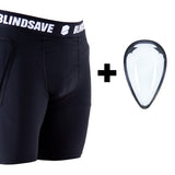 BLINDSAVE GOALIE PEHMUSTETUT KOMPRESSIO SHORTSIT
