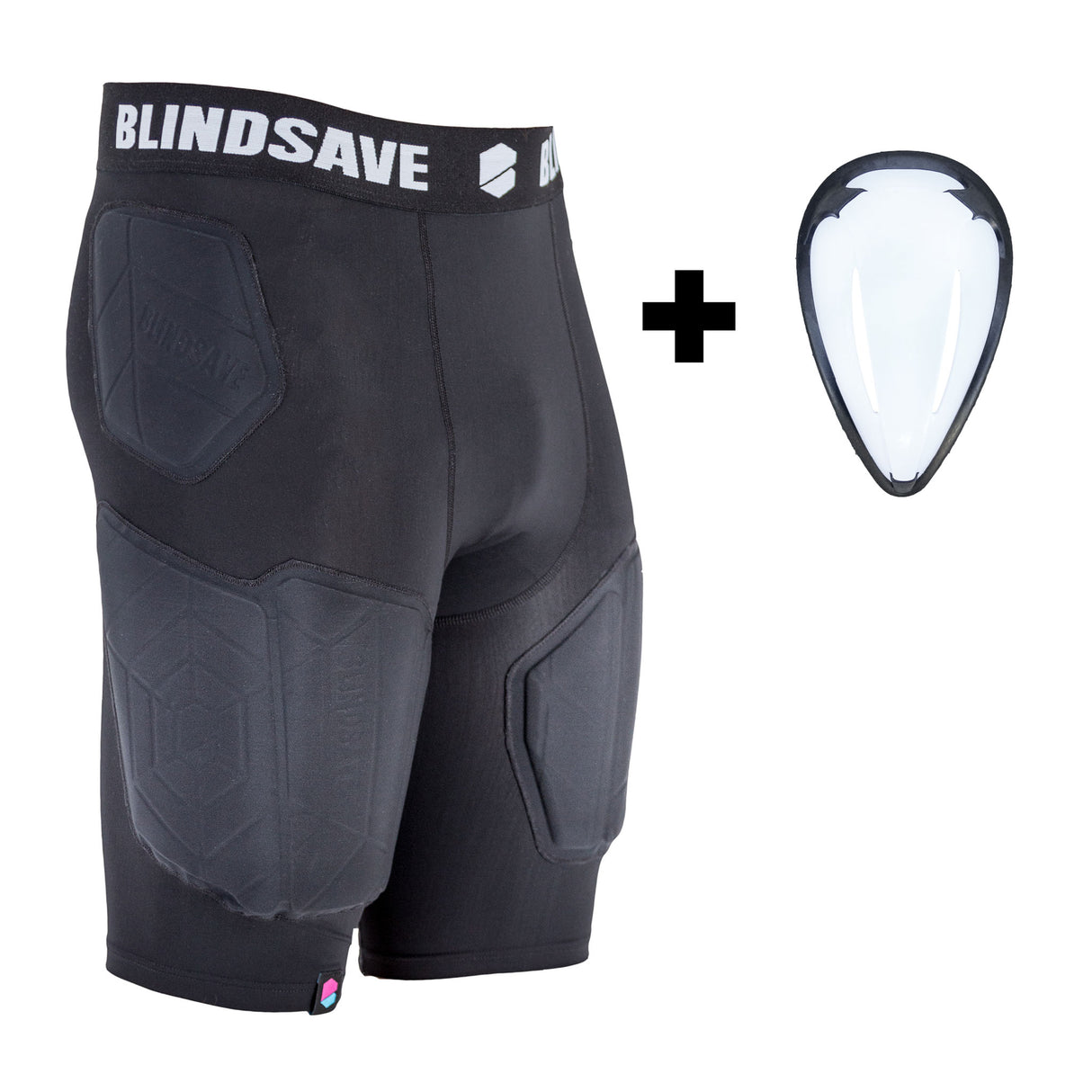BLINDSAVE GOALIE PRO PEHMUSTETUT KOMPRESSIO SHORTSIT