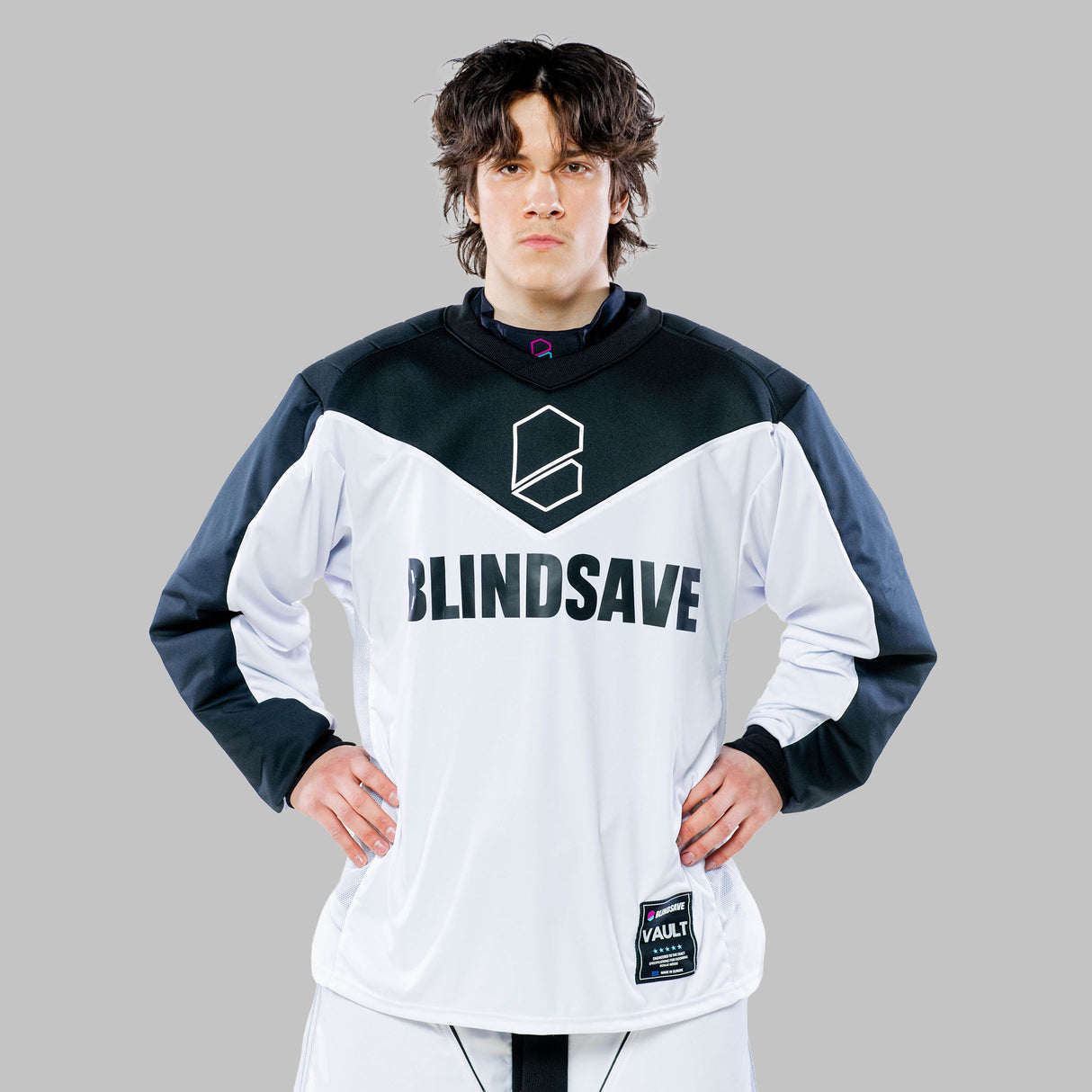 BLINDSAVE VAULT WHITE GOALIE JERSEY