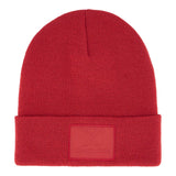 Oxdog X beanie, red knit with a tone-on-tone logo patch