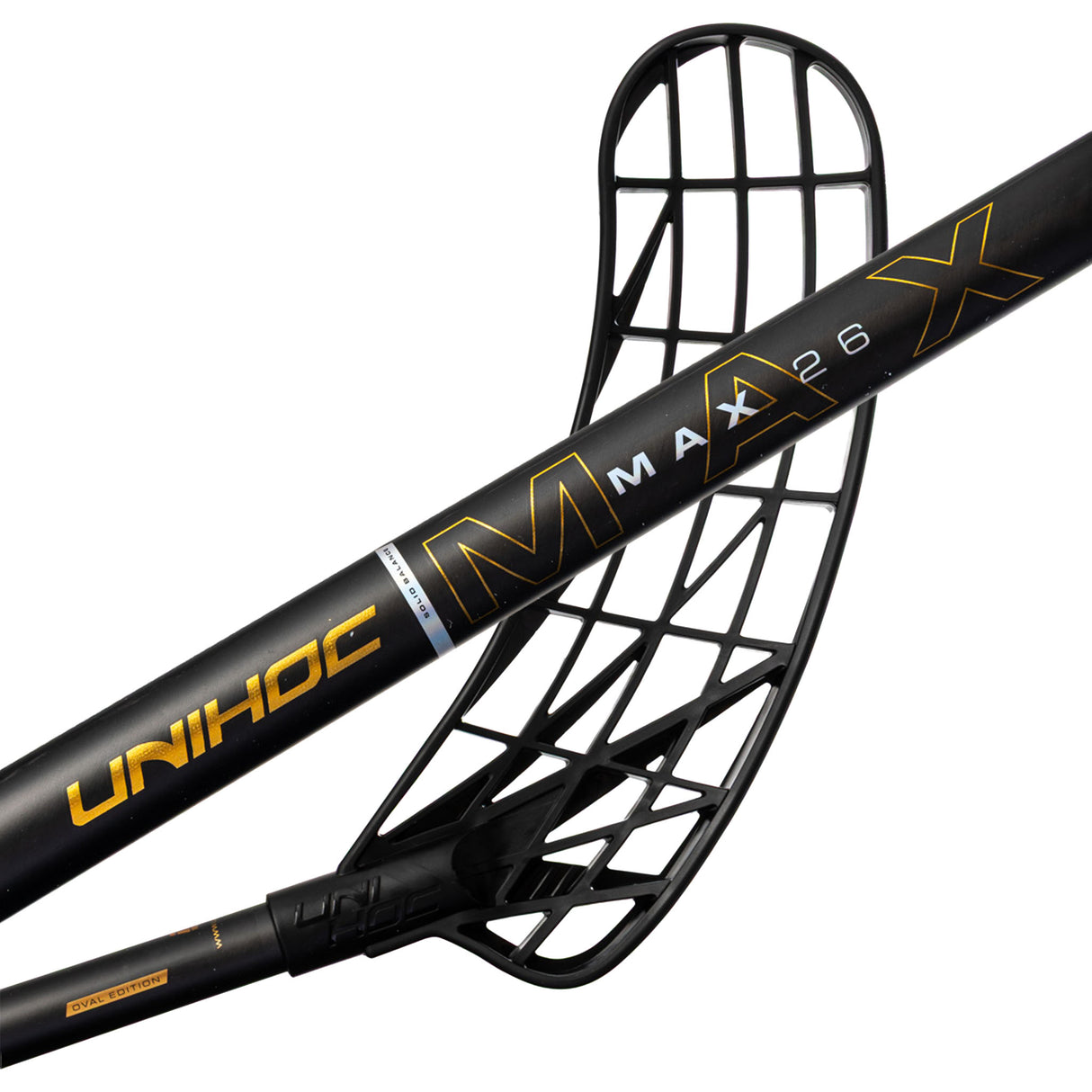 UNIHOC MAX 26 OVAL BLACK/GOLD